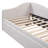 Upholstered L-Shaped Twin Size Daybed with Pop Up Trundle-239791379