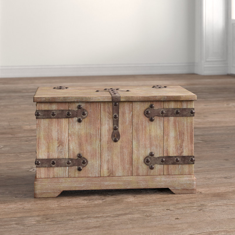 Midcre Solid Wood Accent Trunk