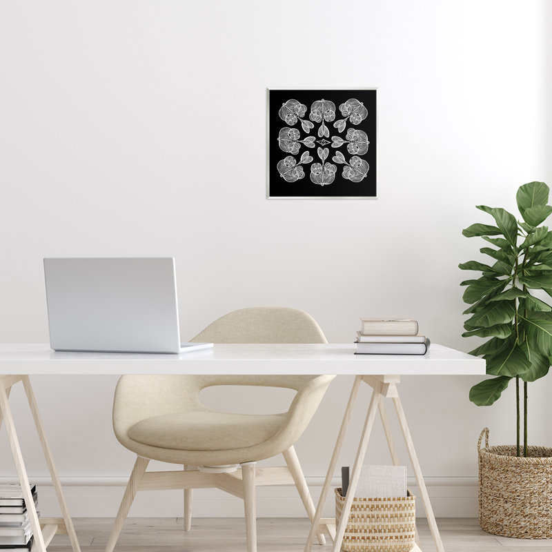Plaque murale arrondie Symmetry Elementals, design par El Perkin
