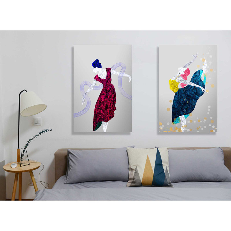 «Beautiful Dance», impression sur toile tendue, H 16 pi x l 12 pi