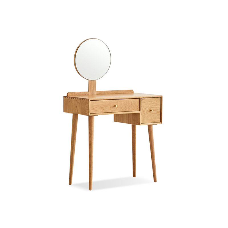 Coiffeuse avec miroir, 2 tiroirs