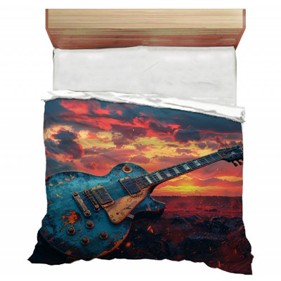Electric Guitar Music Comforter