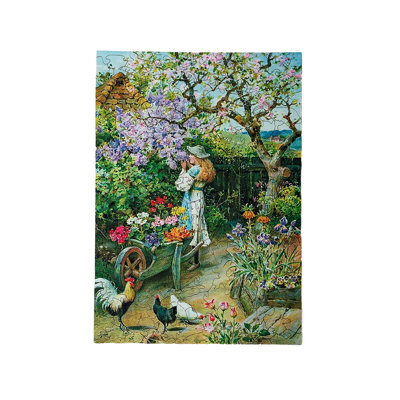 Fleurs de printemps d'après William Stephen - casse-tête en bois par Wizardi F07N9-22
