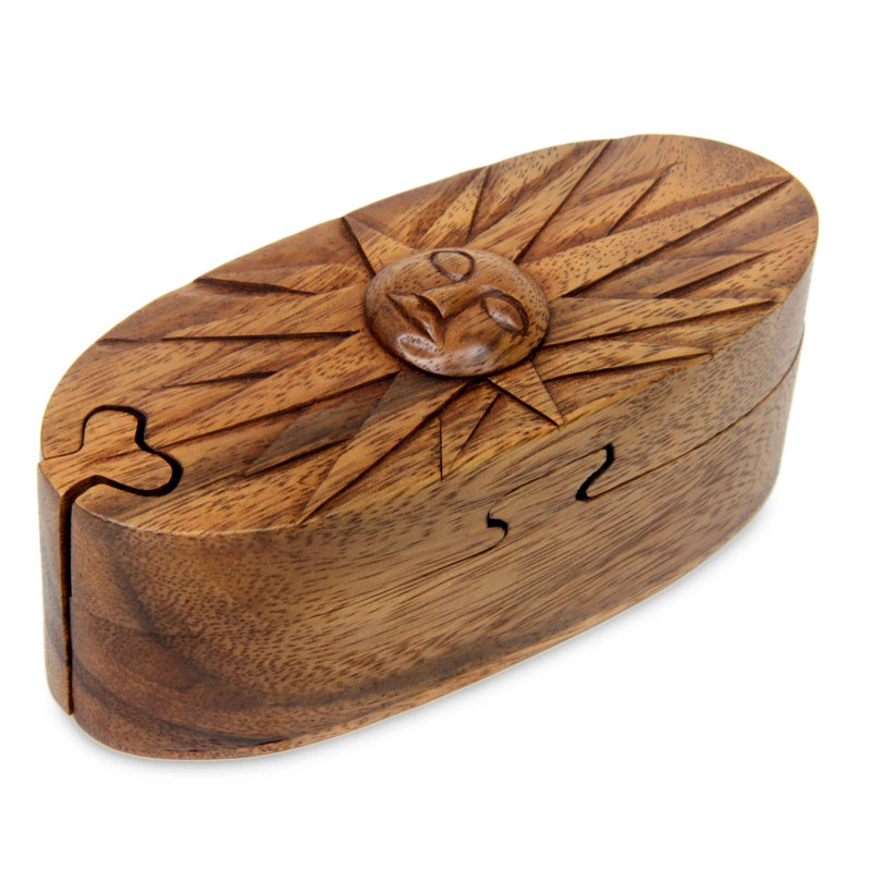 Boîte décorative en bois Firdaws Sun