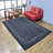 Atiq HAND KNOTTED LOOM SILK ECO-FRIENDLY AREA RUGS  - Rectangle Shape, Charcoal Colour, Contemporary Design-617806264