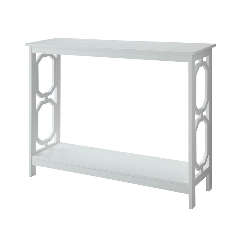 Console avec tablette 39,5 po Jeneil - Minburn, Blanc