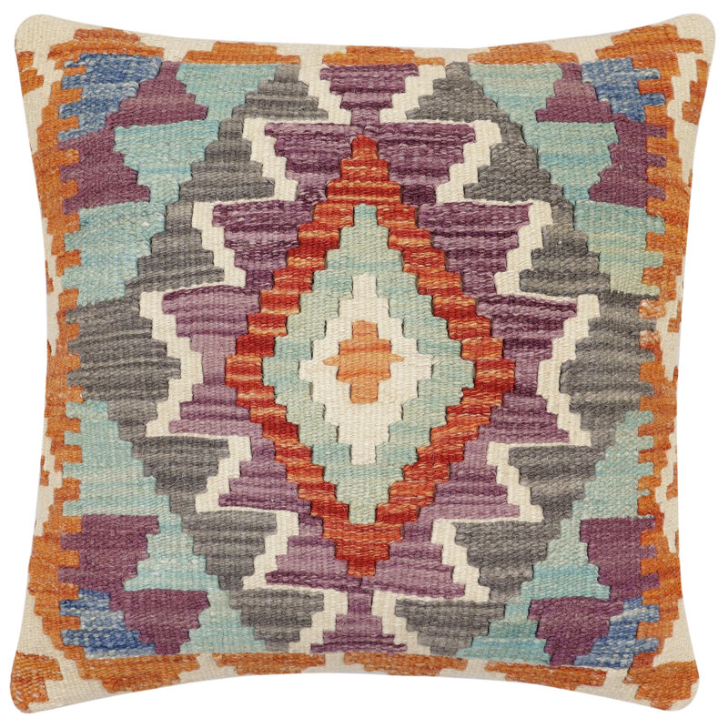 Housse et insert de coussin carré 100% laine