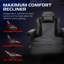 Fauteuil inclinable de jeu avec repose-pieds et support lombaire RESPAWN 900-139327738