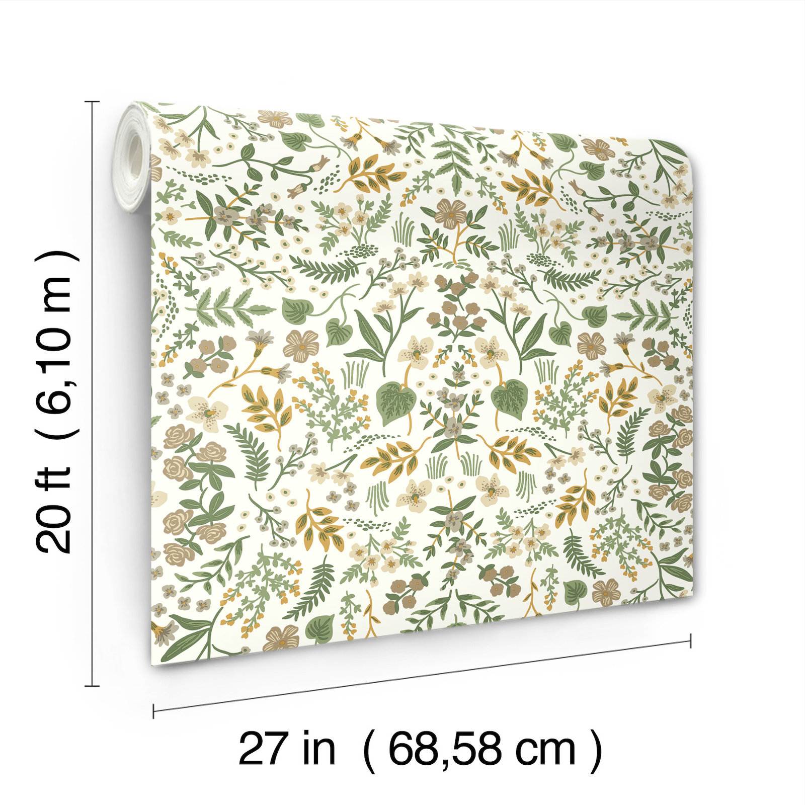 Wildwood Peel and Stick Wallpaper, Green