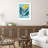 Yellow Flower by Exton - Single Picture Frame Print-2013071274-2013071275