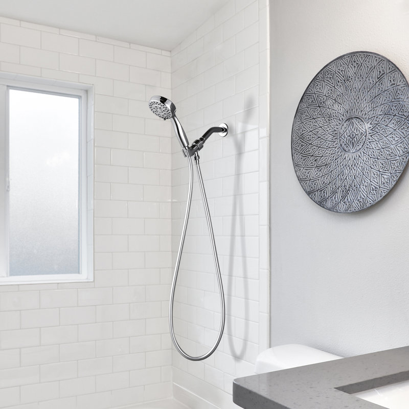 Extension de tuyau de pomme de douche pour le bain, Chrome chrome