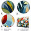 Green Mid Century Mod Nature Tulip V - Abstract Midcentury Wall Art Set-107213359-107213365