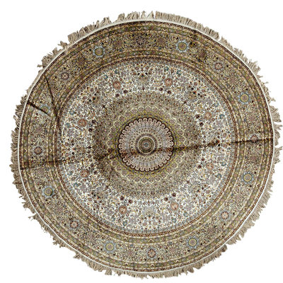 Hand Woven Silk Oriental Area Rug