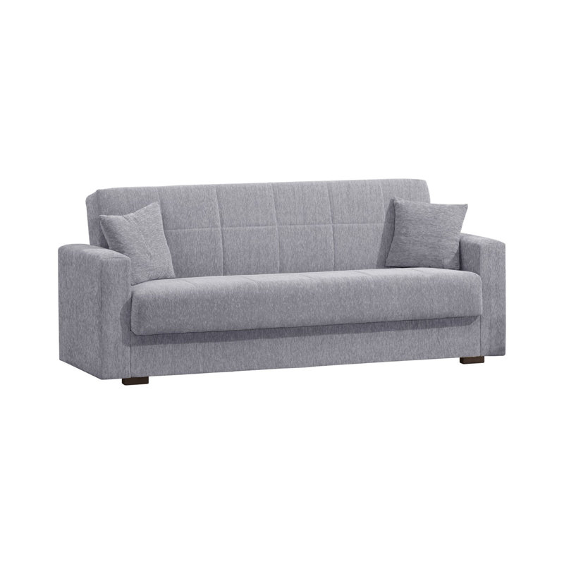 Pinto 3 Seater Clic Clac Sofa Bed, Grey
