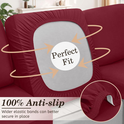 Fabric Box Cushion Sofa Slipcover