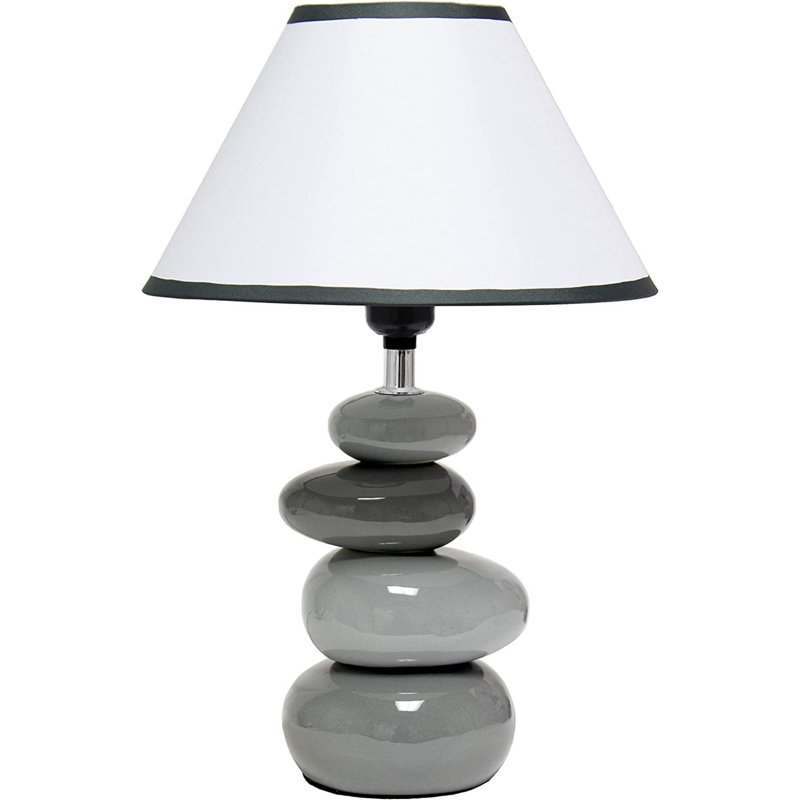 Lampe de table Cianha, H 14,7 po x l 9,75 po x P 9,75 po, Non