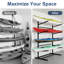 Support de rangement pour kayak, support multi-niveaux à 2/4 niveaux, support de kayak mural / autoportant / pour quai-1404449145