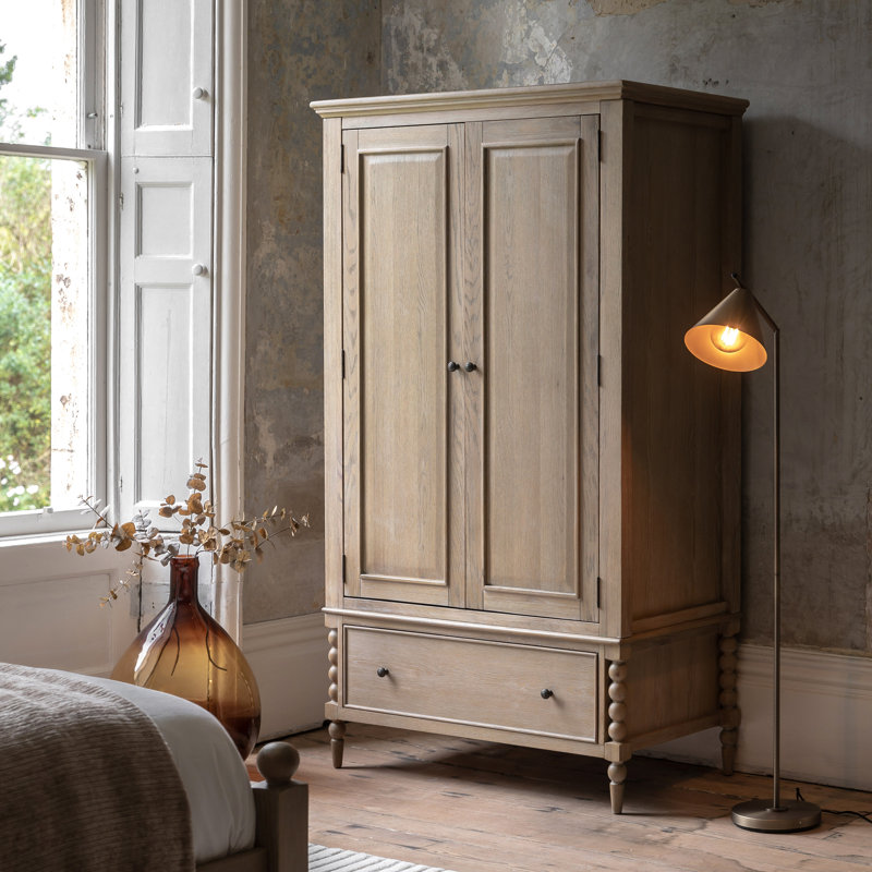 Solid + Manufactured Wood Wardrobe