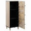 Solid Wood Rectangle Accent Cabinet-1699520364