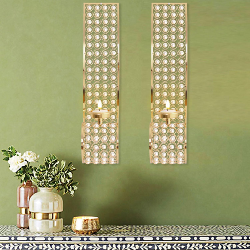 Golden Pearl Wall Candle Wall Lamp