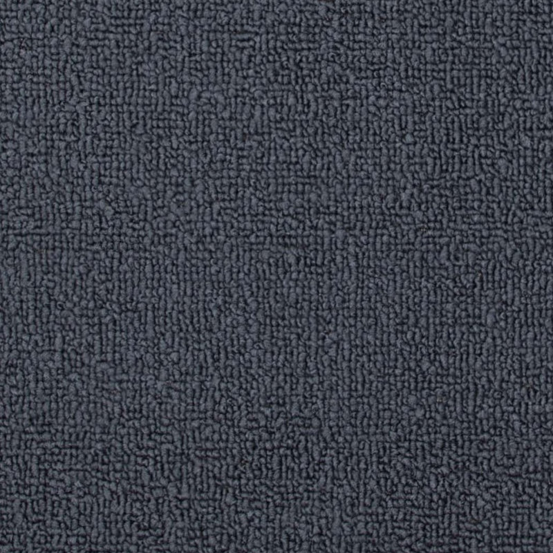 Solid Color Synthetic Non-Skid Kitchen Mat, Dark Gray, Rectangle 1'8" x 5'
