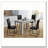 Dining Table, 48" Rectangular, Small, Kitchen, Dining Room, Grey Laminate, Contemporary, Modern