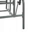 Fauteuil oscillant d'extérieur en osier gris foncé Palos-1406857853