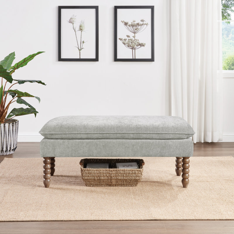 Banc à plateau-coussin Selina, Brouillard