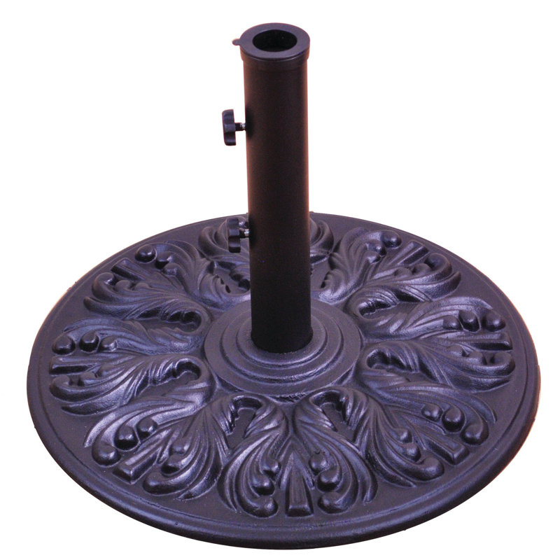 Base de parasol autoportante Piero, Noir, H 14 po x l 18 po x P 18 po