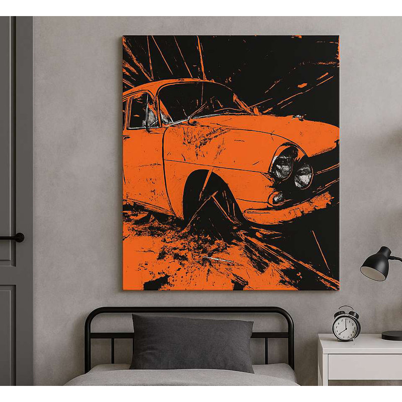 Superbe peinture sur toile décorative de 19,7 po x 27,6 po | 100% toile avec cadre 100% bois (épaisseur: 0,8 x 1,2 pouces) | Parfaite pour le salon, la chambre à coucher ou le bureau, cette œuvre d'art élégante convient à tout espace