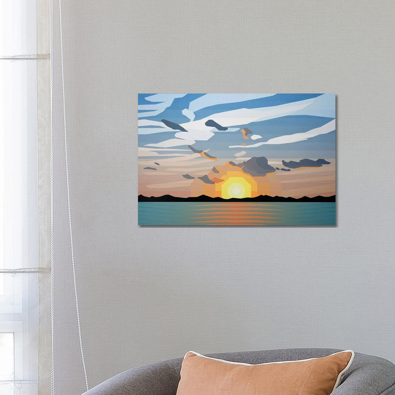 Beautiful Sunrise by Jun Youngjin - Wrapped Canvas Print