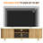 70" Modern Fluted TV Stand for TVs Up to 80", Luxury Entertainment Center with Top & Curved Profile, Accent Media Console for Living Room-645651998