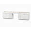 126 Base de meuble-lavabo double 126 seulement-111666777
