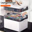Large Capacity Medicine Storage Box With Easy- Grip Handles - Durable, Multi- Layered Plastic Pill Organizer For Household, Travel & Office Use Space Saving Sundries Storage Solution