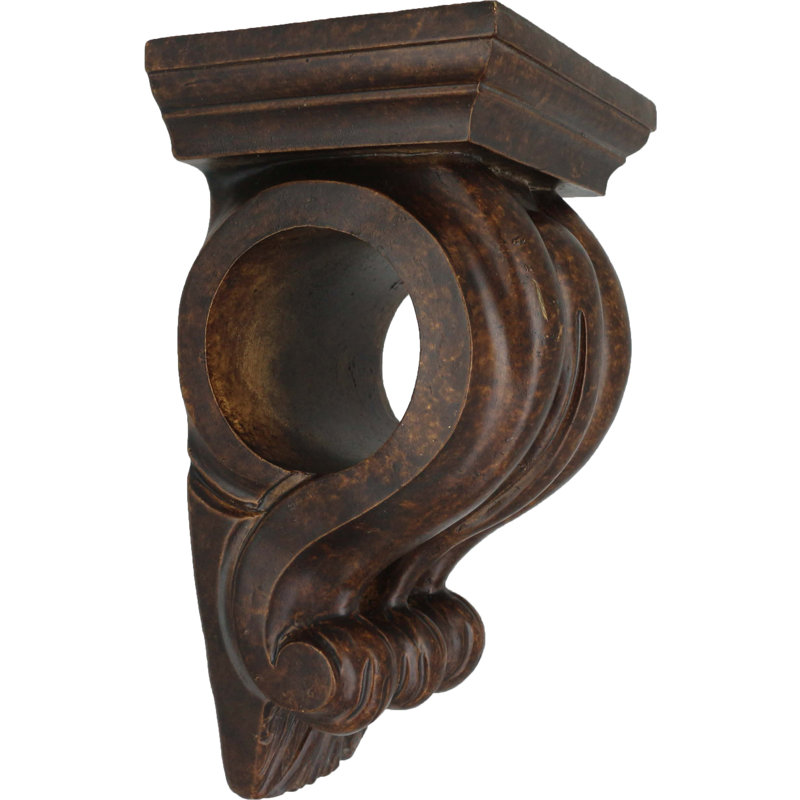 Applique de rideau Magre, Acajou
