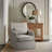 Skirted Swivel Chair