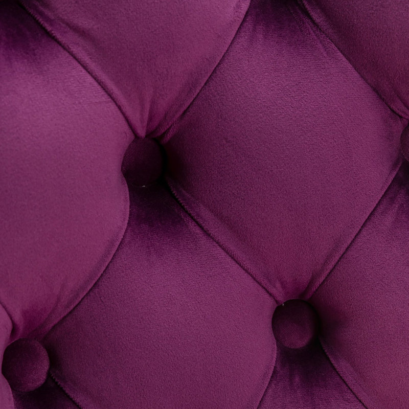 Tabourets de bar pivotants en mauve à hauteur réglable avec repose-pieds, Siège mauve / cadre argenté