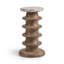 Alisa Round Marble Accent Table
