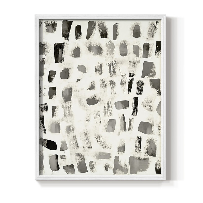 ABSTRACT Series DLXV - Impression encadrée de qualité supérieure - Prêt à accrocher - Aucun clou requis ABA160000