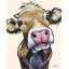 Art sur toile tendue par Rosalind Wheeler Keller, Lee, Hazel the Cow-875761385