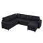 Canapé-lit convertible Canapé-lit modulaire de 111 po avec canapé USB-1641588482