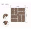 Carreaux de terrasse en plastique emboîtables, 44 paquets de tuiles de terrasse, 12 pouces x 12 pouces imperméables pour une utilisation toutes saisons, tuiles de terrasse pour piscine-114239485