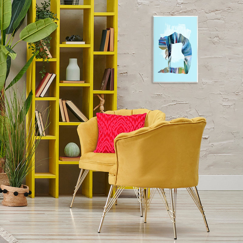 «Powerful Yoga Stretch Wall Art» par Tim Parker, H 19 po x l 13 po