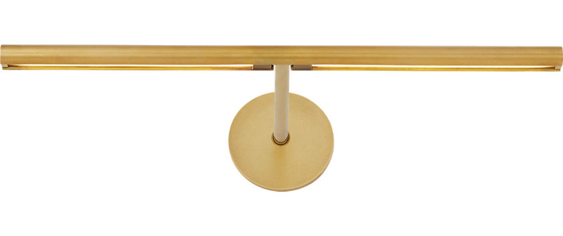 Plural Dome Picture Light, 0.5" H x 12" W x 8.9" D, Hand Rubbed Antique Brass, 9.9