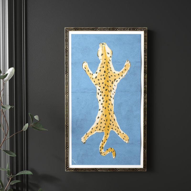 Leopard In Blue by Dana Gibson