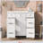 Modern Bathroom Vanity Cabinet with Sink Top Combo Set-102696573