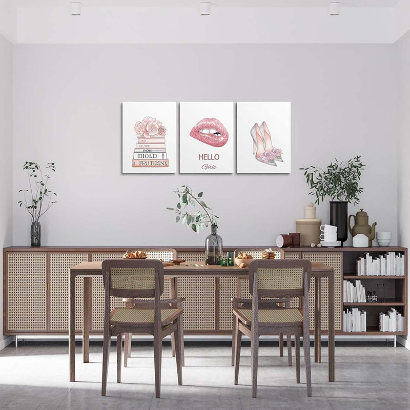 3 Piece Wrapped Canvas Wall Art