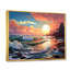 «Glorious Pink Blossoming Sunrise Over Ocean I», reproduction sur toile-268261937-268261962