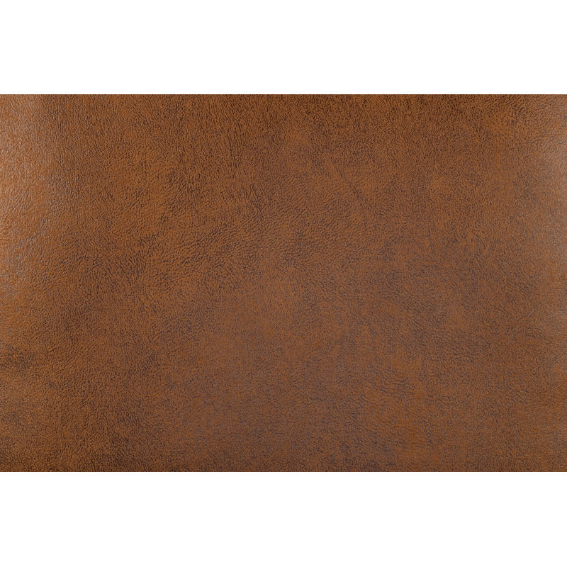 Chaise pivotante à 360 degrés, Walnut Faux Leather