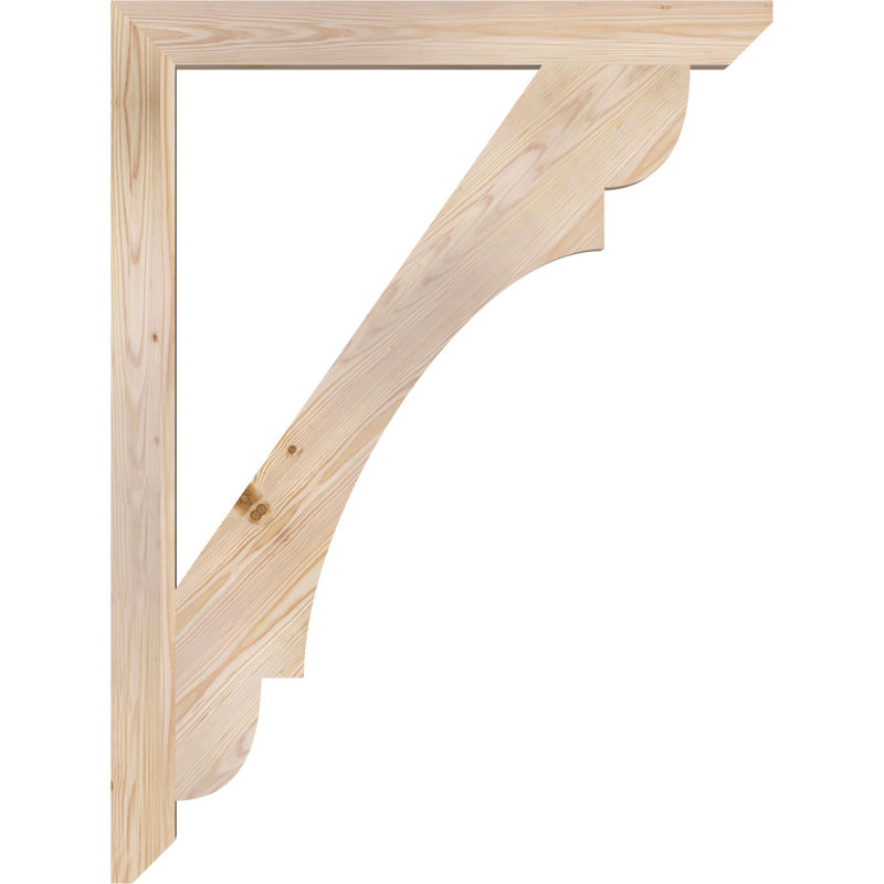 Support latté 3 1/2 "x P 36" x H 48 ", sapin Douglas, Douglas (lisse), H 48 po x l 3,5 po x P 36 po
